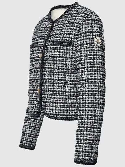 Women s Eliadi short down tweed jacket 1A00052 597II F70 - MONCLER - BALAAN 2