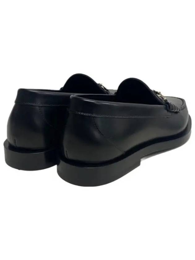 Mocha Soft Shiny Calf Loafers Black - JIMMY CHOO - BALAAN 4