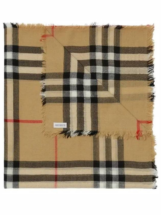 Vintage Check Wool Scarf Archive Beige - BURBERRY - BALAAN 2