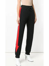 Arrow Side Cotton Track Pants Black - MSGM - BALAAN 3