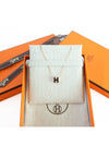 Mini Pop H Pendant Rose Gold & Noir - HERMES - BALAAN 2