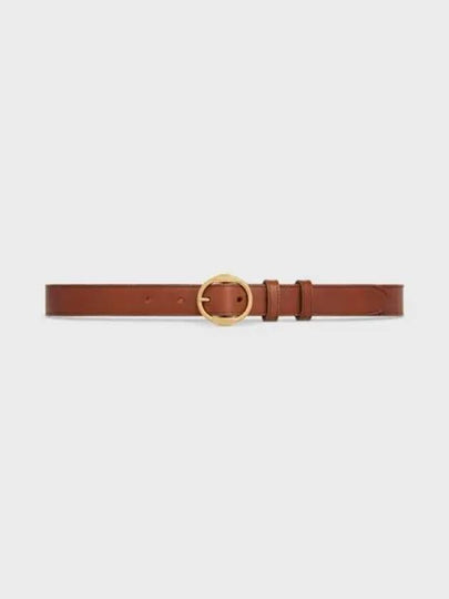 Medium Twin Triomphe Vintage Calfskin Belt Camel - CELINE - BALAAN 2