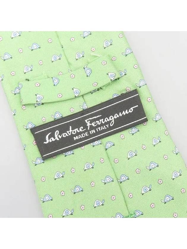 Ferragamo green tie fashion accessories - SALVATORE FERRAGAMO - BALAAN 3