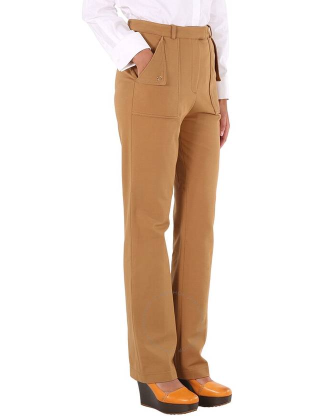 Burberry Ladies Biscuit Pocket Detail Jersey Tailored Trousers, Brand Size 4 (US Size 2) - BURBERRY - BALAAN 2