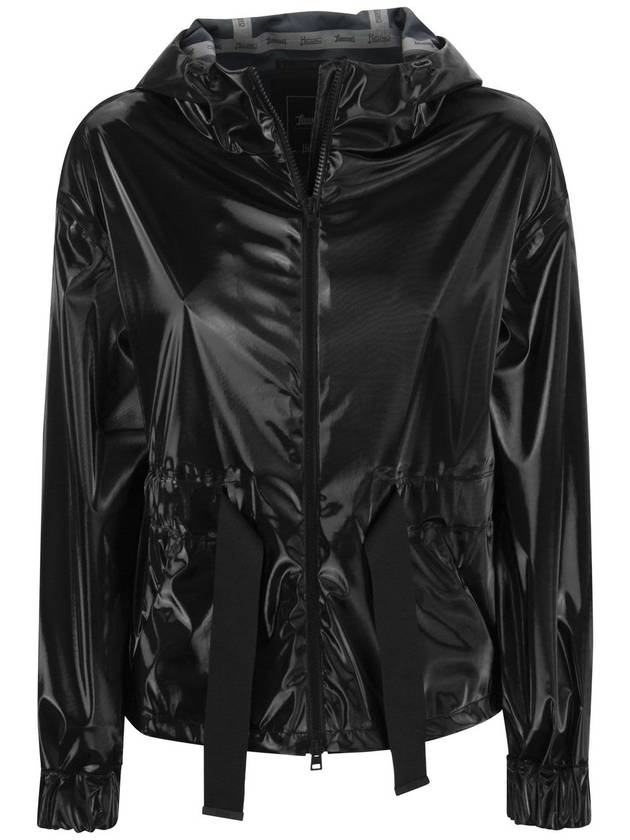 Women's Laminar Hooded Jacket Black - HERNO - BALAAN 2