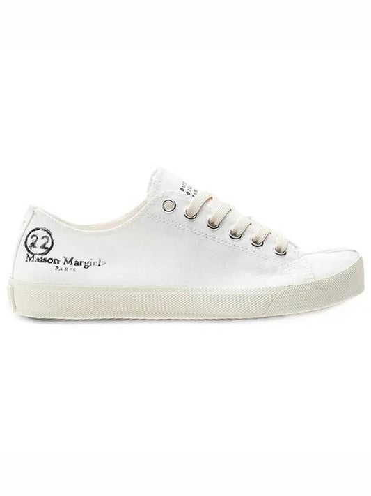 Women's Painting Stitch Tabi Sneakers White - MAISON MARGIELA - BALAAN.