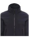 Wappen Soft Shell Hooded Jacket Navy - STONE ISLAND - BALAAN 5