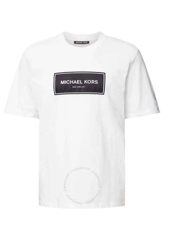 Michael Kors Logo Oversized T-Shirt, Size Large - MICHAEL KORS - BALAAN 1