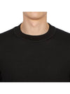 Back Stitch Crew Neck Wool Knit Top Black - MAISON MARGIELA - BALAAN 7