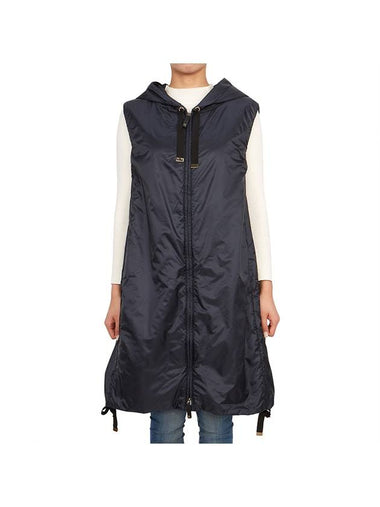 Greengi Padded Vest Navy - MAX MARA - BALAAN 1