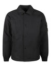 Ghost Piece O-Ventile Down Jacket Black - STONE ISLAND - BALAAN 2