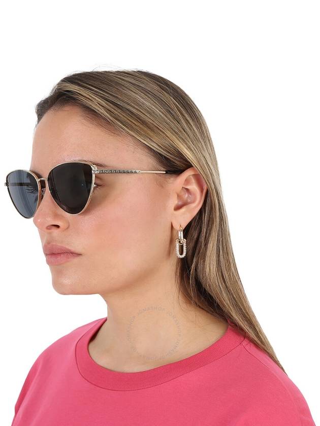 Michael Kors Cortez Dark Grey Solid Cat Eye Ladies Sunglasses MK1140 10146G 59 - MICHAEL KORS - BALAAN 2