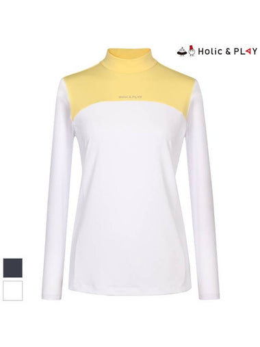 UV blocking high neck mesh long sleeve t-shirtHC2WTS012 - HOLIC&PLAY - BALAAN 1