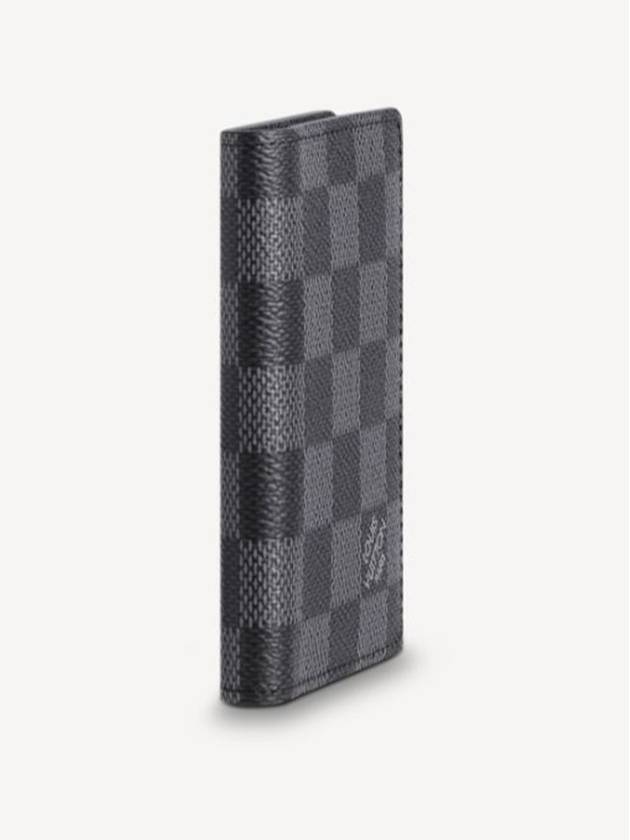 Pocket Organizer Damier Graphite Card Wallet Grey - LOUIS VUITTON - BALAAN 3