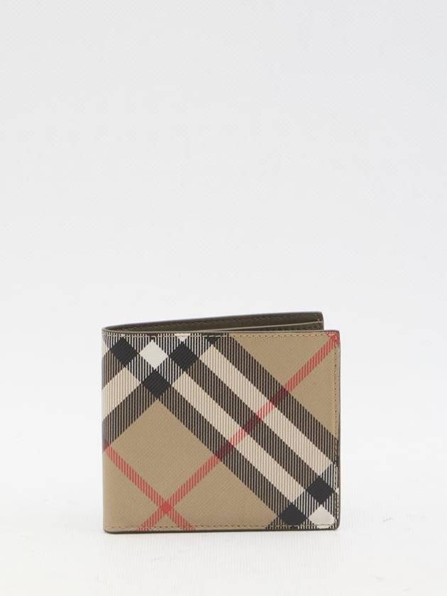 Check Half Wallet Beige - BURBERRY - BALAAN 2