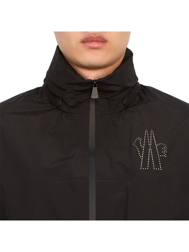 Grenoble Vieille Zip-Up Jacket Black - MONCLER - BALAAN 7