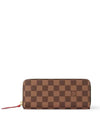 Clemence Damier Eben Canvas Long Wallet Cherry - LOUIS VUITTON - BALAAN 2