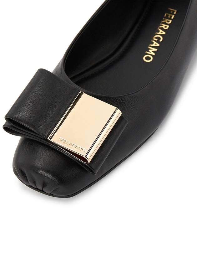 Ferragamo LINA NERO 0763167 Women s Flat Shoes Foot C - SALVATORE FERRAGAMO - BALAAN 7