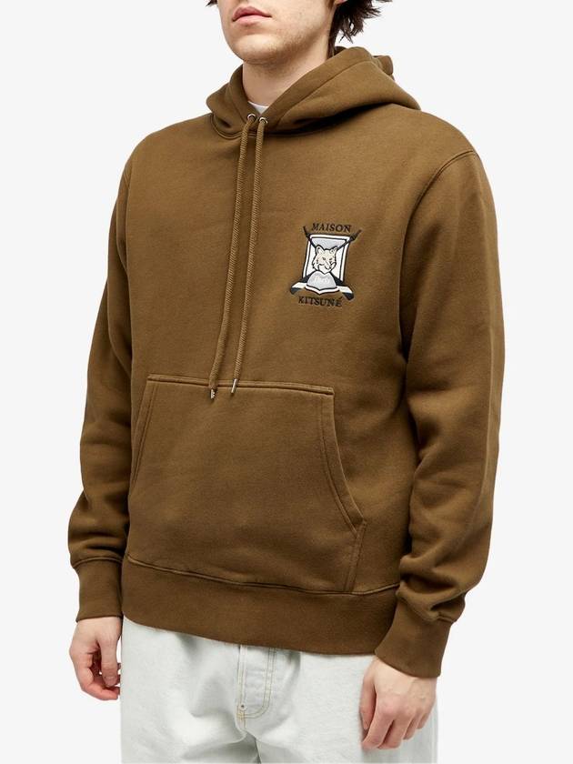 College Fox Embroidered Hoodie Green - MAISON KITSUNE - BALAAN 4