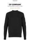 Lend Wappen Soft Knit Black - CP COMPANY - BALAAN.