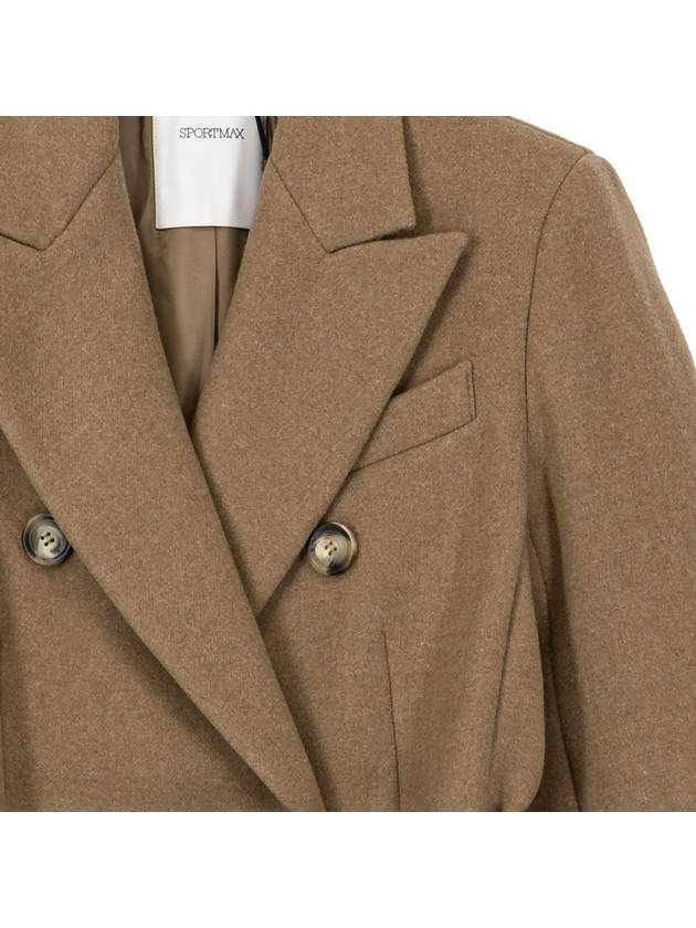 Sports Max Outerwear Classic Double Coat Camel - MAX MARA - BALAAN 3