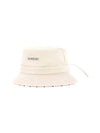 Gadjo Knotted Bucket Hat Off White - JACQUEMUS - BALAAN 2