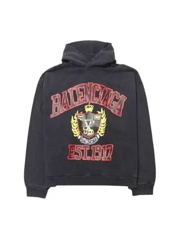 DIY College Medium Fit Hoodie Black - BALENCIAGA - BALAAN 2