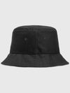 Stüssy SS Link Deep Engraved Double Logo Bucket Hat Black - STUSSY - BALAAN 2