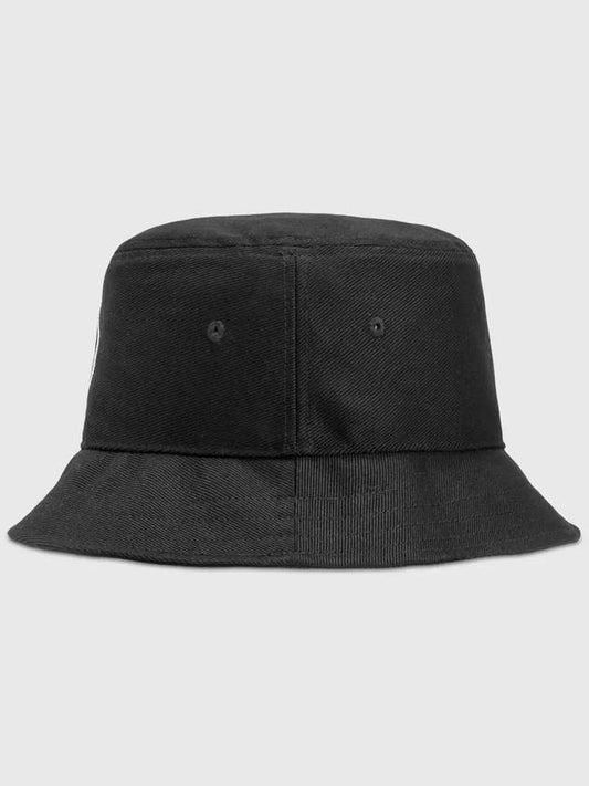 Stüssy SS Link Deep Engraved Double Logo Bucket Hat Black - STUSSY - BALAAN 2