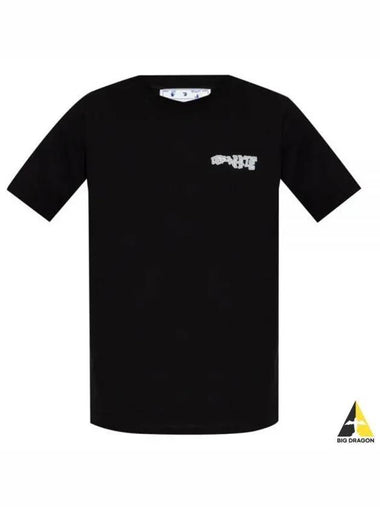 OFF white short sleeve t shirt black OMAA027F22 JER018 - OFF WHITE - BALAAN 1