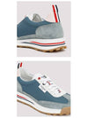 Signature Tech Running Low Top Sneakers Blue - THOM BROWNE - BALAAN 6