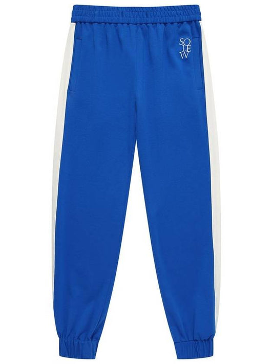 Men's Logo Point Track Pants Royal Blue SW23PPA02RB - SOLEW - BALAAN 1