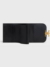 Shiny Triomphe Small Calfskin Half Wallet Black - CELINE - BALAAN 5