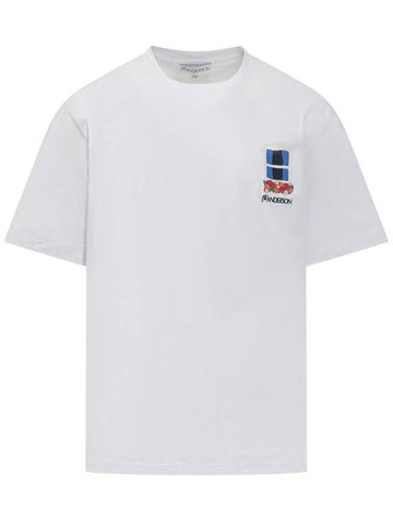 JW Anderson Window Embroid Tee - JW ANDERSON - BALAAN 1