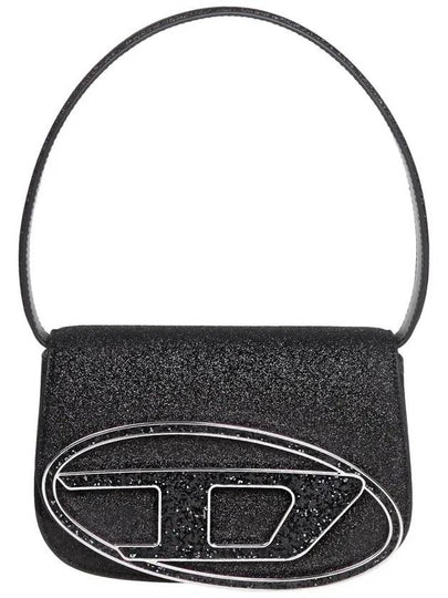 1DR Glitter Fabric Shoulder Bag Black - DIESEL - BALAAN 2