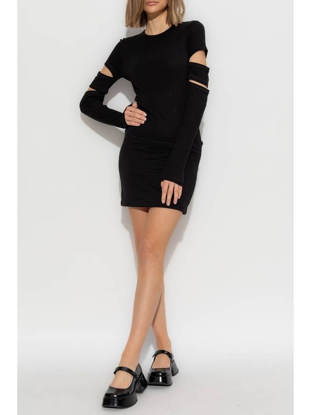 Helmut Lang Dress With Detachable Sleeves, Women's, Black - HELMUT LANG - BALAAN 2