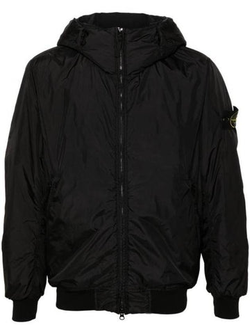 Crinkle Reps R NY Padding Black - STONE ISLAND - BALAAN 1