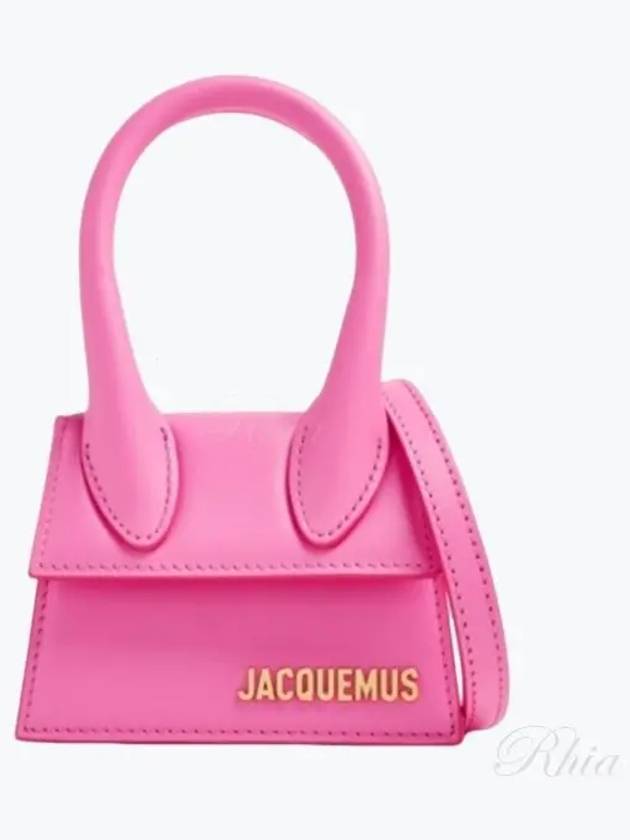 Le Chiquito Signature Mini Tote Bag Neon Pink - JACQUEMUS - BALAAN 2