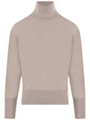 Women's Talea Virgin Wool Turtleneck Sand - MAX MARA - BALAAN 1