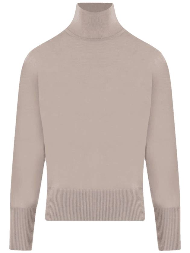 Women's Talea Virgin Wool Turtleneck Sand - MAX MARA - BALAAN 1