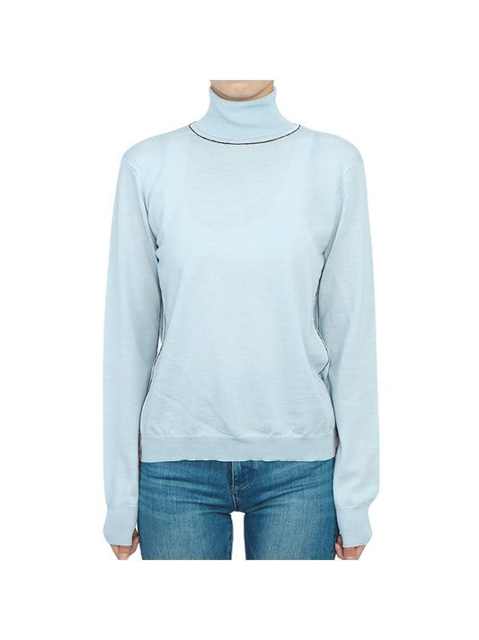 Women's Neck Polar Knit SI0HA0006 S17814 488F - MAISON MARGIELA - BALAAN.