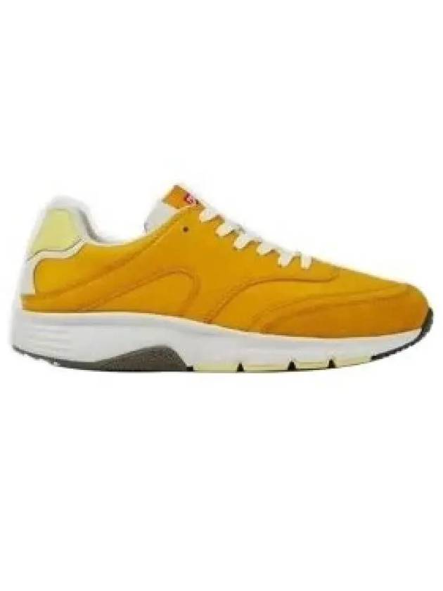 Drift Textile Leather Low Top Sneakers Yellow - CAMPER - BALAAN 2