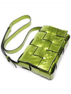 Intrecciato Metallic Cassette Shoulder Bag Green - BOTTEGA VENETA - BALAAN 6