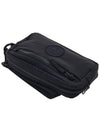 Compass Motif Pouch Bag Black - STONE ISLAND - BALAAN 5