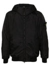 Crinkle Reps R NY Padding Black - STONE ISLAND - BALAAN 2