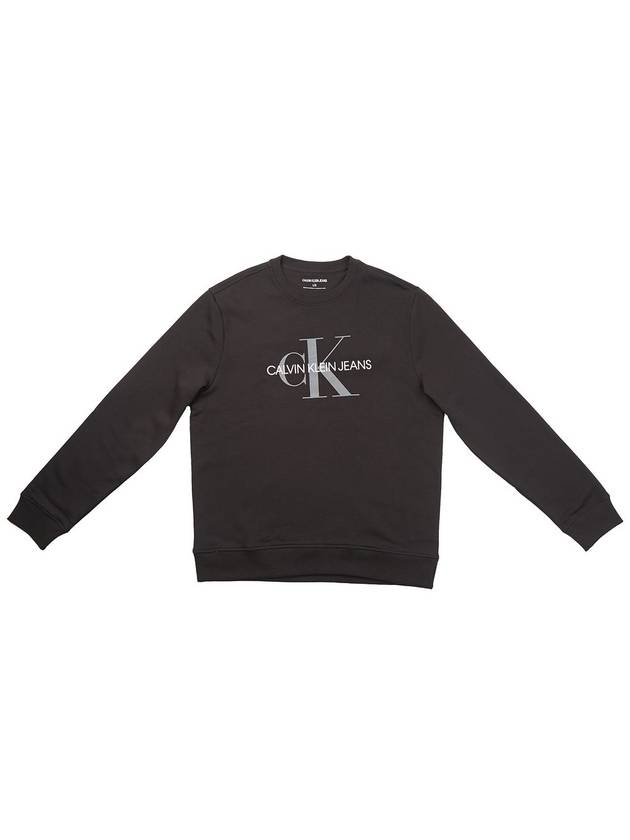 Men's Monogram Sweatshirt Black - CALVIN KLEIN - BALAAN 1