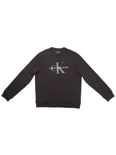 Men's Monogram Sweatshirt Black - CALVIN KLEIN - BALAAN 1