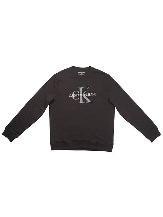Men's Monogram Sweatshirt Black - CALVIN KLEIN - BALAAN 1