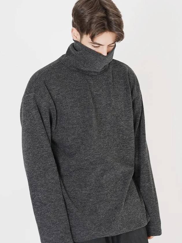 Wide Polar Neck Knit Top Chacoal - CHANCE'S NOI - BALAAN 3