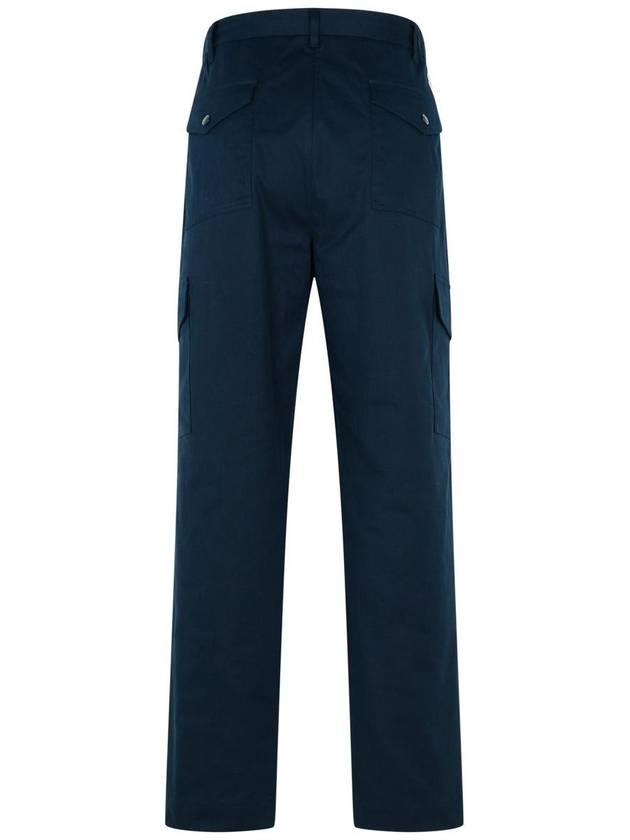 Gabardine Track Pants Royal Blue - MONCLER - BALAAN 4